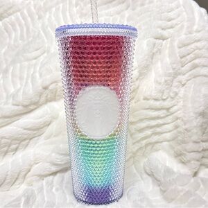 Starbucks 2020 Limited Edition Rainbow Pride Studded Venti Cold Cup Tumbler
